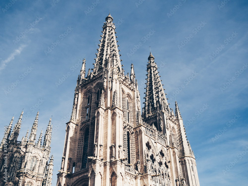 Canvas Prints Burgos gothic cathedral, Castilla Leon, Spain