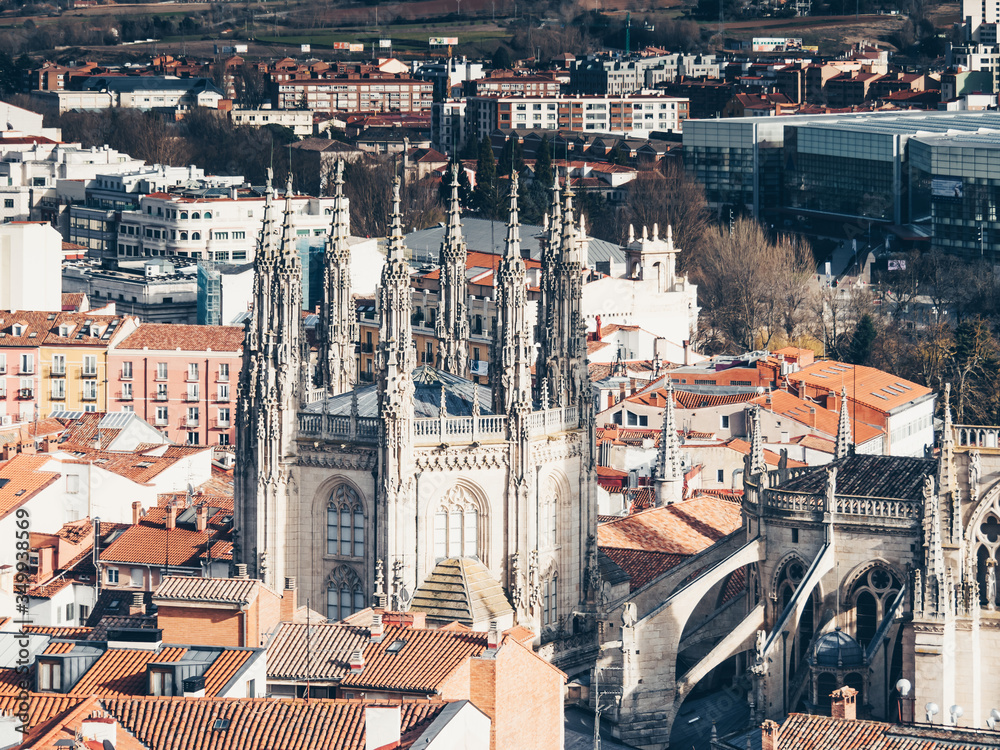 Wall mural Burgos gothic cathedral, Castilla Leon, Spain