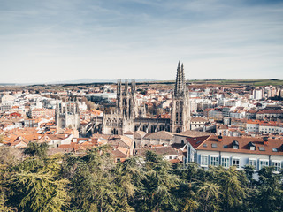Fototapeta na wymiar Burgos gothic cathedral, Castilla Leon, Spain