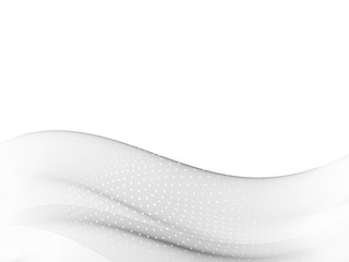 Abstract wave modern halftone background futuristic cool layout. Vector illustration