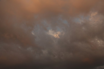 Obraz premium Beautiful storm clouds. Rain clouds 