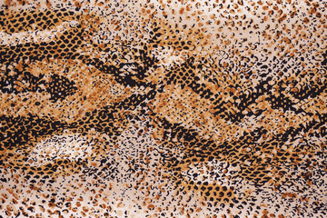 Texture, background, pattern, fabric with a pattern snake skin, African fabric