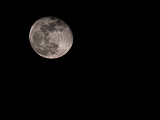 Fototapeta premium Full Moon Over Cape Coral, Florida
