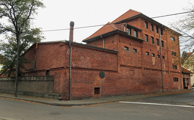 wybudowany w 1868 roku browar zamkowy w mieście  Nidzica województwo warminsko mazurskie w Polsce

