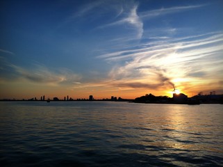 Fototapeta na wymiar Lake Ontario Sonnenuntergang