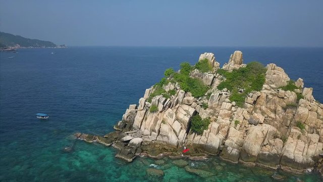 Ko King Sai Daeng Island Drone Video Ko Tao, Ko Pha-ngan District, Surat Thani, Thailand
