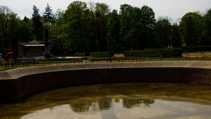 Fototapeta premium Beautiful views of the Świerklaniec Park. Ready for entry