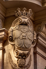 Escudo de armas, calles de mallorca