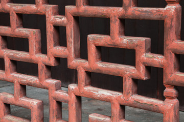 Weathered Decorative Chinese Wood Work