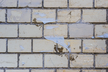 Brick wall - architecture abstract pattern
