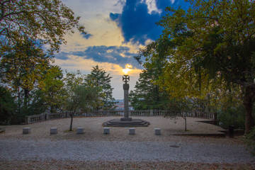 Parque La-Salette em Oliveira de Azem&eacute;is, Portugal