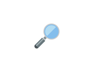 Magnifying Glass vector flat icon. Isolated search icon emoji illustration 