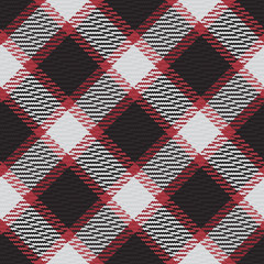 Classical checkered tartan pattern.