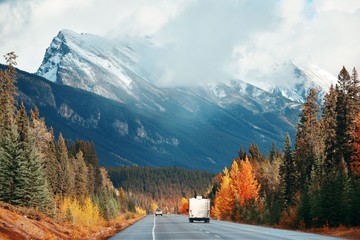 Car on road