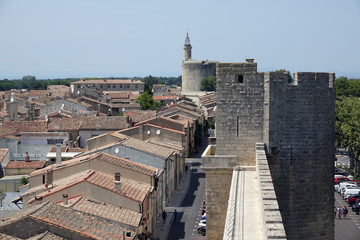 Auf der Stadtmauer von Aigues-Mortes
