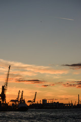 Obraz premiumBeautiful sunset near the sea