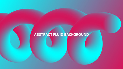 Abstract fluid gradient background, vector illustration