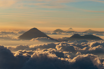 Volcanos in middle america