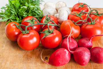 Fresh Organic Farm Tomatoes