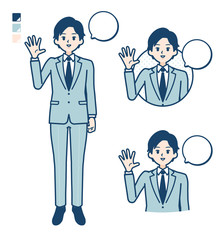 simple suit businessman_Greeting