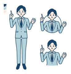 simple suit businessman_speaking