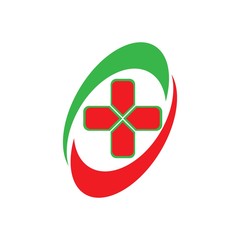 hospital logo icon vector