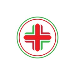 hospital logo icon vector