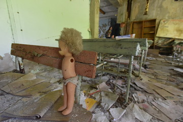 Chernobyl Exclusion Zone abandoned buildings.