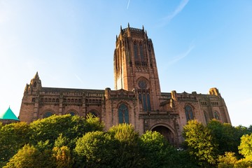 Liverpool Anglican Cathedral - obrazy, fototapety, plakaty
