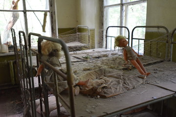 Chernobyl Exclusion Zone abandoned buildings.