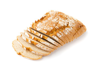 Traditional Sliced Bread, Homemade Brown Organic Cereal Loaf