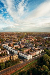 Liverpool skyline rooftop view