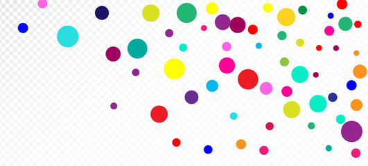 Rainbow Confetti Trendy Vector Wallpaper. Holiday 