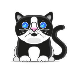 Black Cat With Good Days Start With Coffee