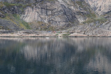 Prins christiansund fjord in greenland