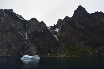 Prins christiansund fjord in greenland