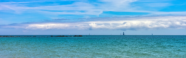 Gulf of Morbihan - Bay of Biscay - view from Carnac, Brittany, France