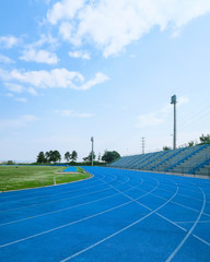 Athletics track in High-Performance Sports Center of Campinas - São Paulo State, Brazil