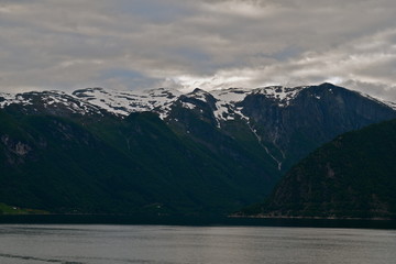View of a mountain in norway