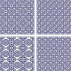 set of seamless geometric pattern with geometric shapes,Fabric pattern,Tile pattern,Carpet pattern,Wallpaper pattern