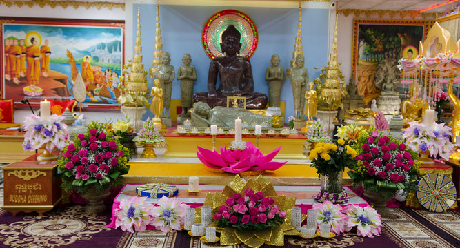 Maha Visakha Puja Celebration Decoration 