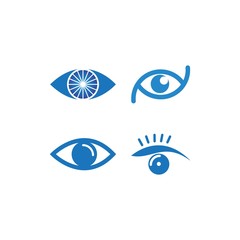 Naklejka premium Eye illustration logo