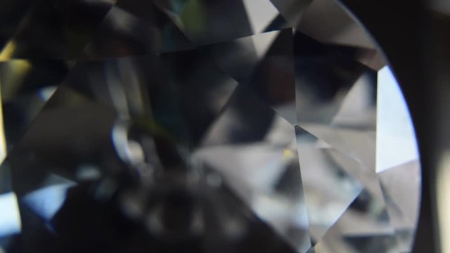 A large square diamond with a black background