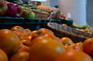fresh vegetables in the market