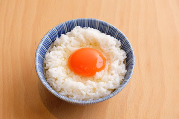 卵かけご飯 raw egg on rice