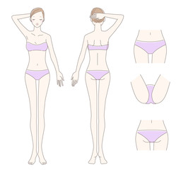 女性 脱毛 全身