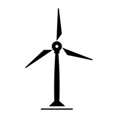 Windmills energy sign, symbol, Vector illustration