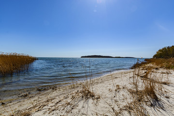 Naturstrand entlag der Goor, Lauterbach, Putbus, Rügen