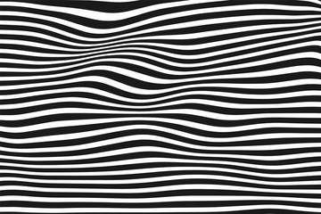 Black and white striped abstract background - 350040766