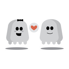 Illustration of cute ghost characters, you can use as emoticons, icons, gifts, and use as you like, 
please check the website.
